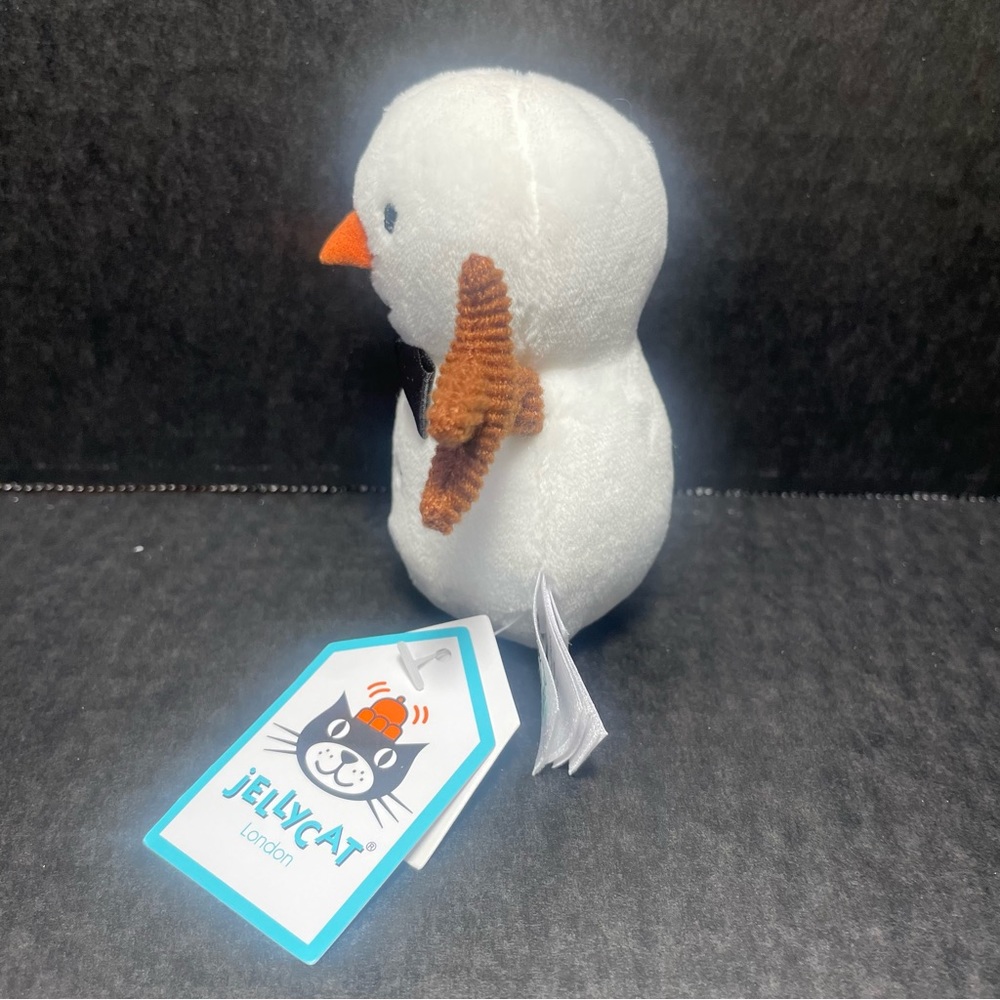 RETIRED Orig release, BNWT Jellycat Festive Folly Snowman Mini Not ornament! - Picture 2 of 9